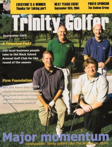 Jim (in green shirt) was dedicated to community involvement.