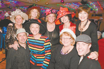 The “Hat Bash” committee enjoyed the event.