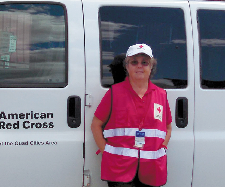 Gayle Lundeen Prepared to Deploy with the Red Cross
