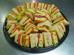 A Platter of Sandwiches