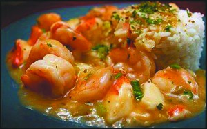 Shrimp-crabmeat etouffee